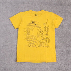 Star Wars R2-D2 Small Yellow Short Sleeve T-Shirt